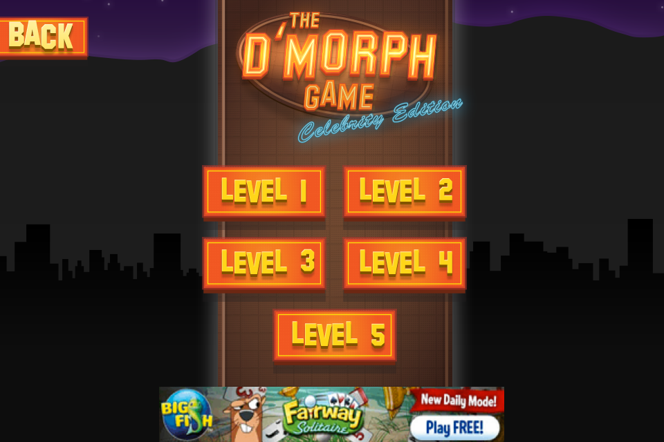 Screenshot D’Morph – Celebrity Edition Screenshot D’Morph – Celebrity Edition